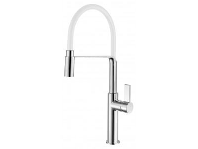 Смеситель для кухонной мойки с гибким изливом RUSH (MS9035-35White)