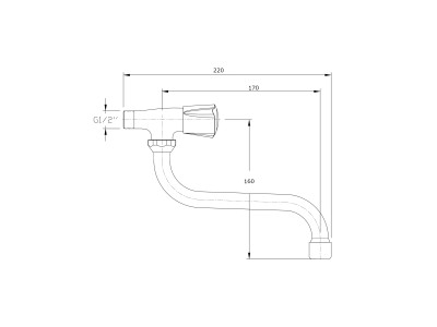 Кран для раковины RUSH Pioneer (PI7950-28)