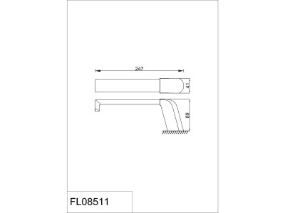 Полотенцедержатель RUSH Flores (FL08511)