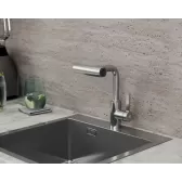 Смеситель для кухни с поворотной лейкой RUSH Tinos (TI3732-17)
