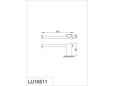 Полотенцедержатель RUSH Luson (LU16511)