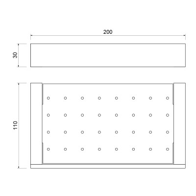 Полка Timo Petruma никель (15222/13)