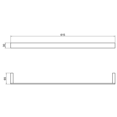 Полотенцедержатель Timo Petruma никель (15253/13)