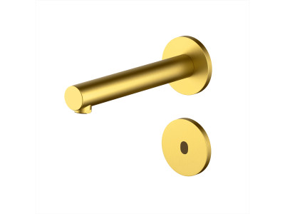 Смеситель для раковины встроенный, сенсорный Timo Saona золото шлифованное (2373/20SM)