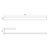 Полотенцедержатель Timo Petruma никель (15251/13)