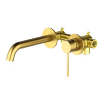 Смеситель для раковины встроенный Timo Saona золото шлифованное (2372/20SM)