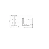 Душевая кабина Timo Comfort Clean Glass 120*90*220  (T-8815F)
