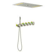 Душевая система встроенная с термостатом Timo Saona никель (SX-2319/13SM)