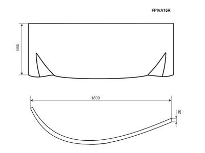 Фронтальная панель TIMO (FPIVA15R)