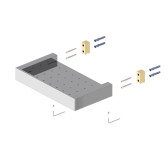 Полка Timo Petruma никель (15222/13)