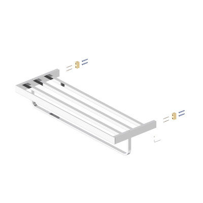 Полка для полотенец Timo Petruma никель (15258/13)