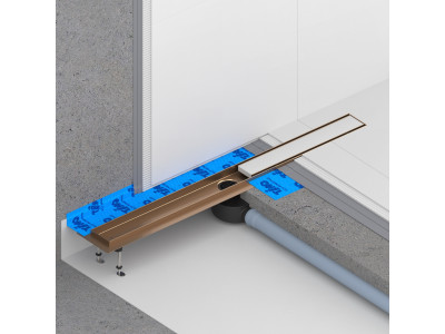 Душевой лоток TIMO Drain System 600 с двусторонней панелью 