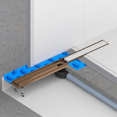 Душевой лоток TIMO Drain System 600 с двусторонней панелью 
