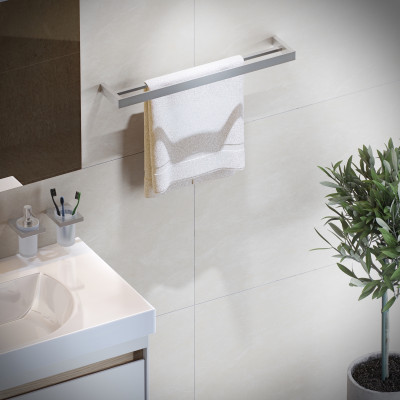 Полотенцедержатель двойной Timo Petruma никель (15256/13)