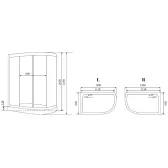 Душевая кабина Timo Standart 120*85*220  (T-1102R)