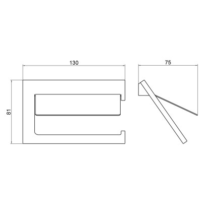 Бумагодержатель Timo Petruma никель (15242/13)