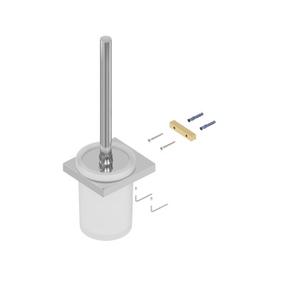 Щетка для туалета Timo Petruma никель (15261/13)