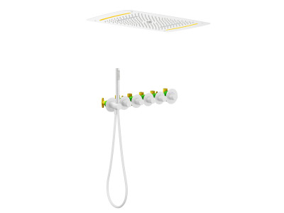 Душевая система встроенная с термостатом Timo Saona белый матовый (SX-2319/16SM)