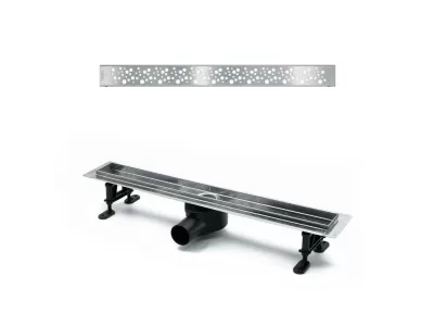 Душевой лоток TIMO Drain Protect 800 с вставкой DR20, сатин (DP20800-DR20800)