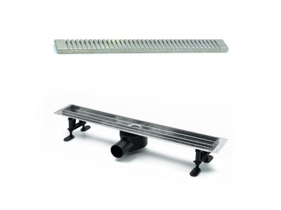 Душевой лоток TIMO Drain Protect 800 с вставкой LG20, сатин (DP20800-LG20800)