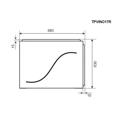 Торцевая панель TIMO (TPVINO17R)