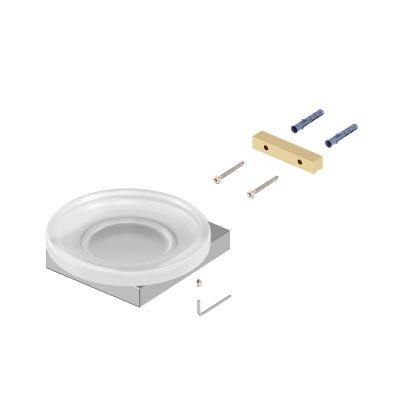 Мыльница Timo Petruma никель (15221/13)