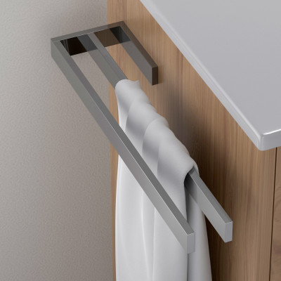 Полотенцедержатель двойной Timo Petruma никель (15252/13)