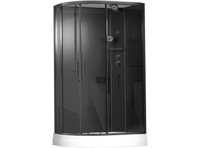 Душевая кабина Timo Premium ILMA Black 120*80*222 (ILMA902RB)