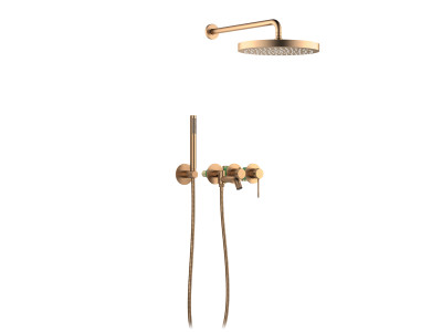 Душевая система встроенная Timo Saona розовое золото (SX-2348/19SM)
