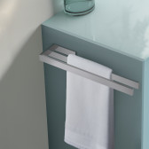 Полотенцедержатель двойной Timo Petruma никель (15252/13)