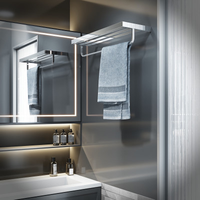 Полка для полотенец Timo Petruma никель (15258/13)