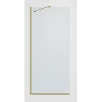 Душевая перегородка TP-890/17C-8 в узком  профиле 1950*890, стекло прозрачное 8 мм  (T13)