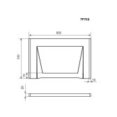 Торцевая панель TIMO (TP70S)