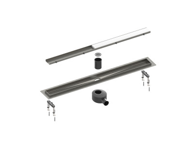 Душевой лоток TIMO Drain System 1000 с двусторонней панелью 