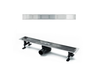 Душевой лоток TIMO Drain Protect 900 с вставкой DG20, сатин (DP20900-DG20900)