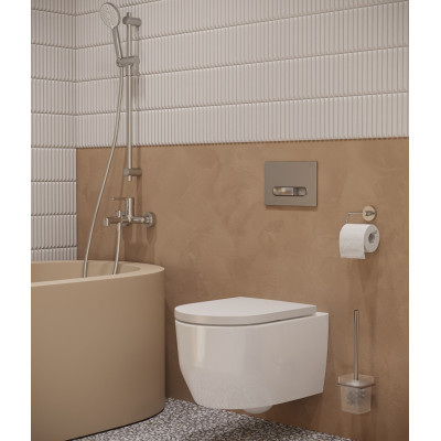 Смеситель для ванны, хром, Aiger, IDDIS (AIGSB00i02WA)