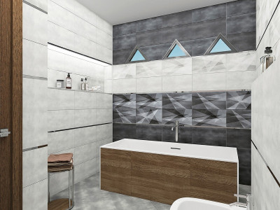 Shape Geometry White 50x24,9
