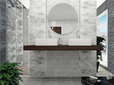 Shape Geometry White 50x24,9

