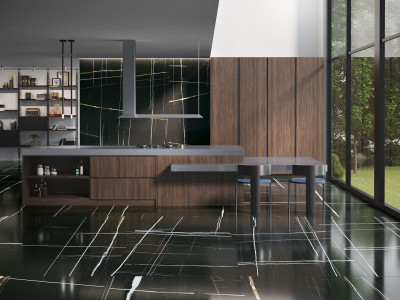 Сахара Блэк лаппатированный 119,5x320х6
