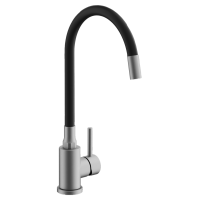 Смеситель для кухни BELZ гибкий сатин (B73809-1)