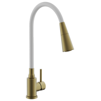 Смесителья для кухни BELZ гибкий золотой (B74810-5)