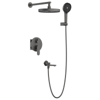Душевая система BELZ встроенная оружейная сталь (B80713-3)