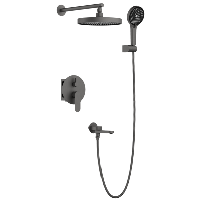 Душевая система BELZ встроенная оружейная сталь (B80713-3)
