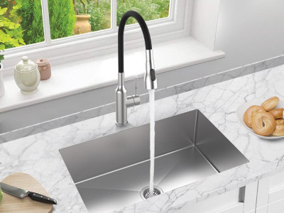 Смеситель Lemark Expert для кухни с поворотным изливом (LM5079GMN)