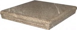 Ступень угловая Бореале коричневый 30x30x8